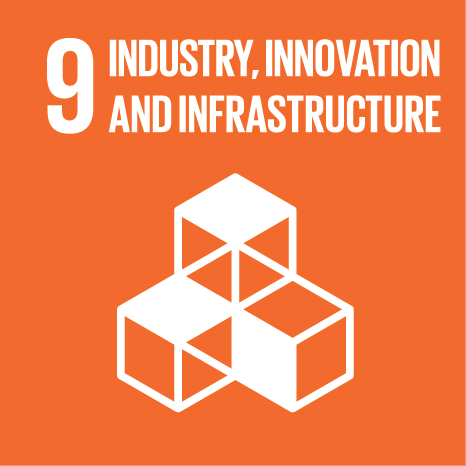 SDG Goal 9: Industry, Innovation, and Infrastructure Icon